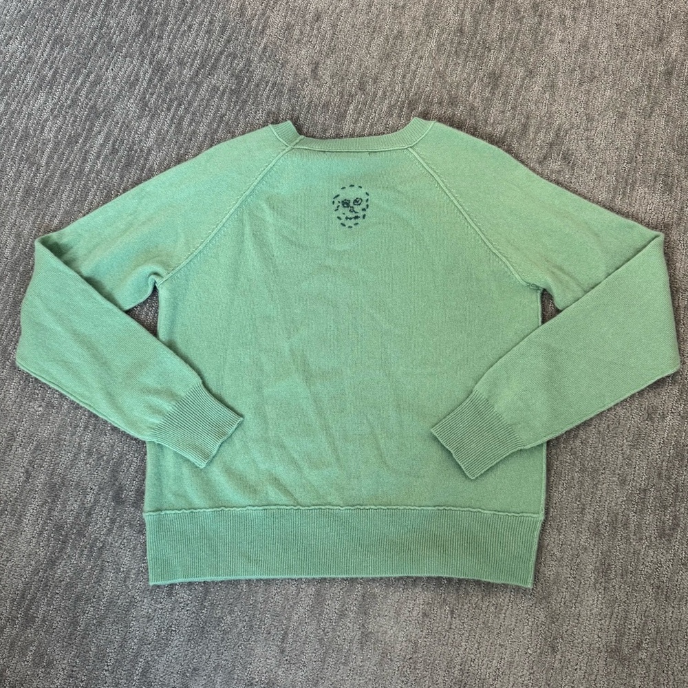 Brazeau Tricot Cashmere Crewneck Sweater, Size M - Picture 5 of 6